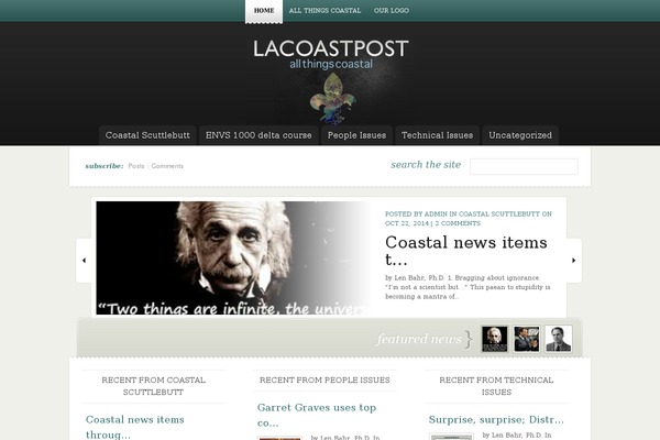 eNews theme site design template sample