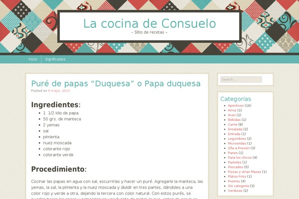 Patchwork theme site design template sample