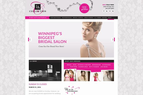 Evolution theme site design template sample