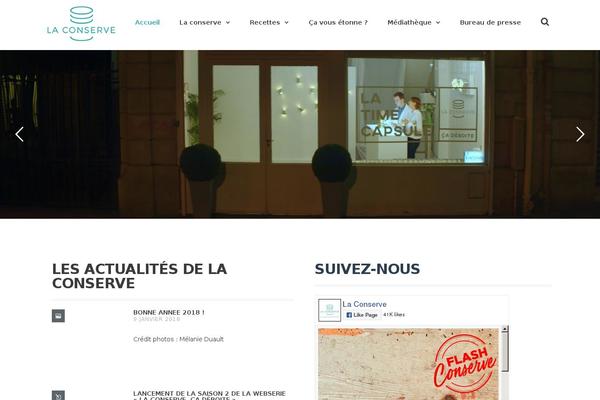TheFox theme site design template sample