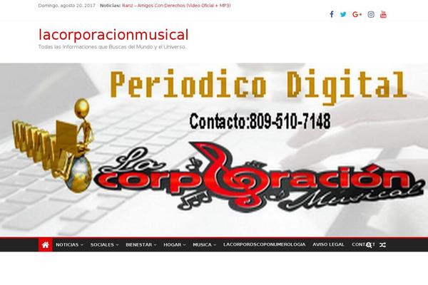 ColorMag theme site design template sample