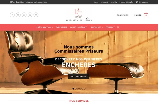 lacparis.com site used Lac