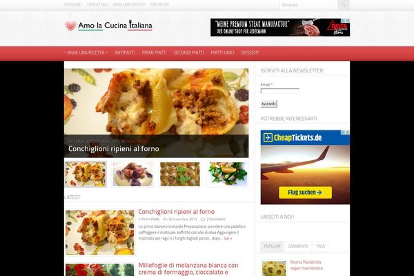 Foodpress theme site design template sample