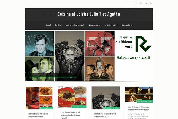 Cookery Lite theme site design template sample