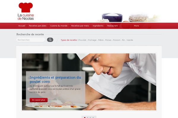 Food Recipes theme site design template sample
