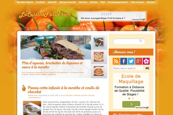 lacuisinefacile.com site used Lcf