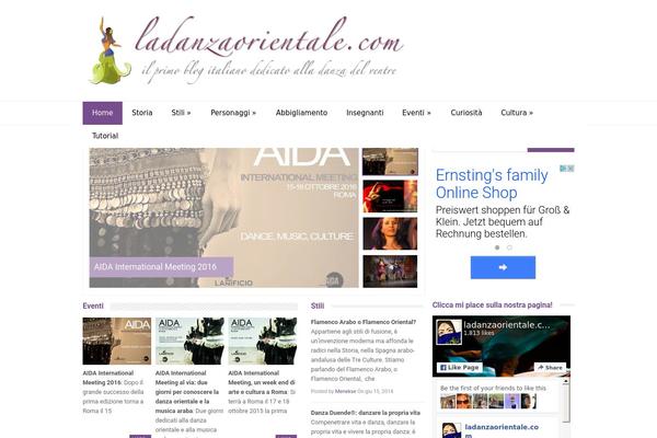 Glamour theme site design template sample