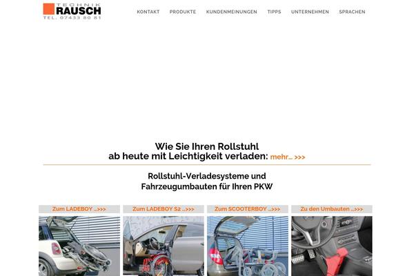 Impreza theme site design template sample