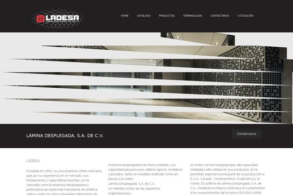 Constructo theme site design template sample