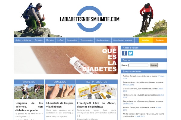 ladiabetesnoesmilimite.com site used Diabetes