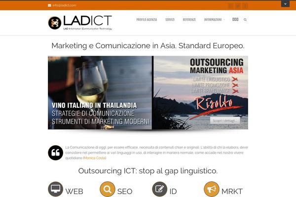 Alora theme site design template sample