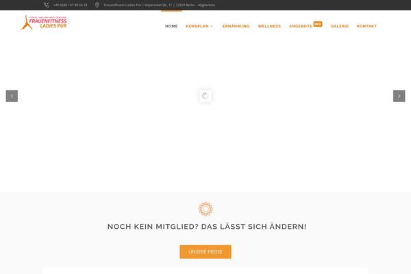 Anahata theme site design template sample