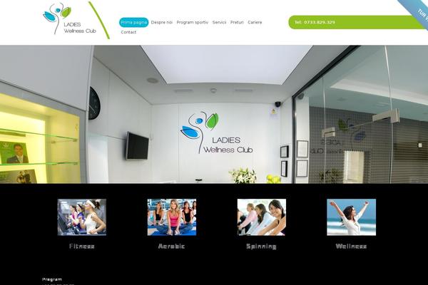 GetFit theme site design template sample