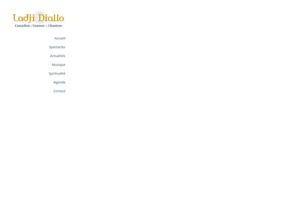 ladjidiallo.com site used Vellum
