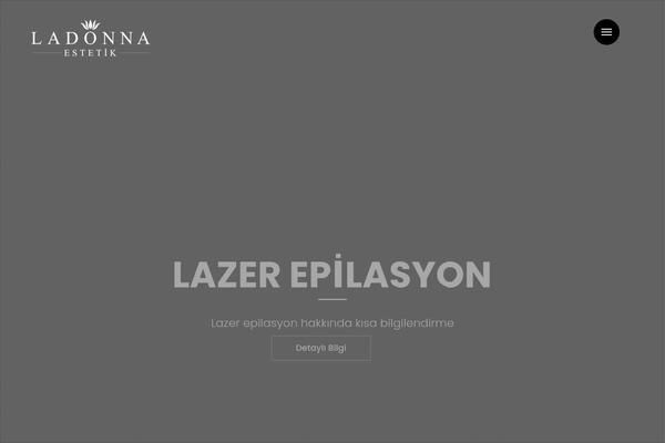 Salon theme site design template sample
