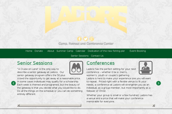 ladore.org site used Lmchildtheme