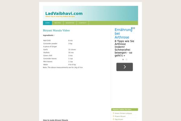 Blix theme site design template sample
