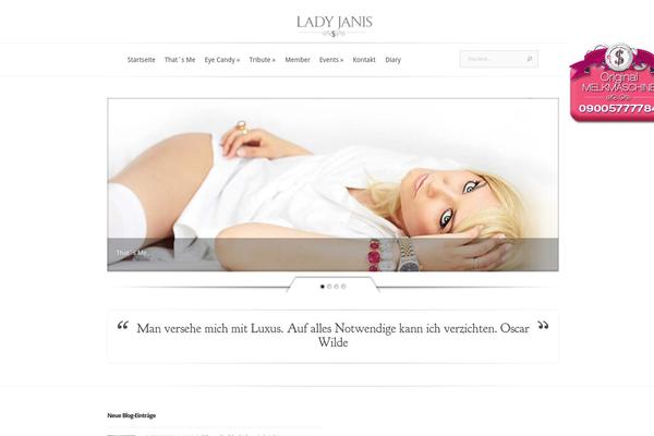Evolution theme site design template sample