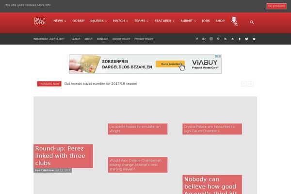 Minimal Grid theme site design template sample