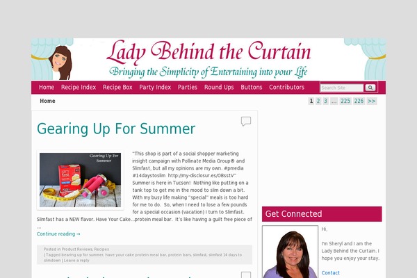 ladybehindthecurtain.com site used Weavex-child