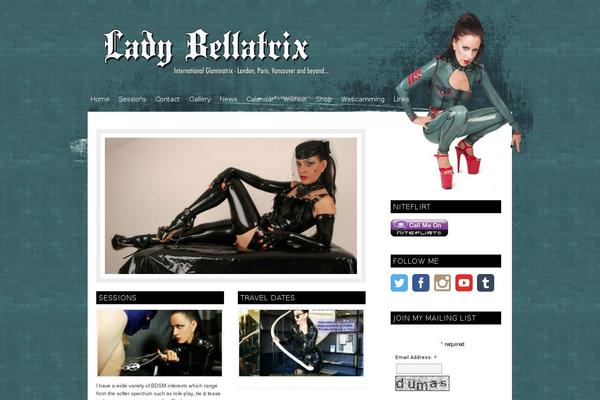 Redmag theme site design template sample