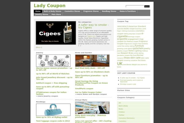 Mimbo 2.2 theme site design template sample
