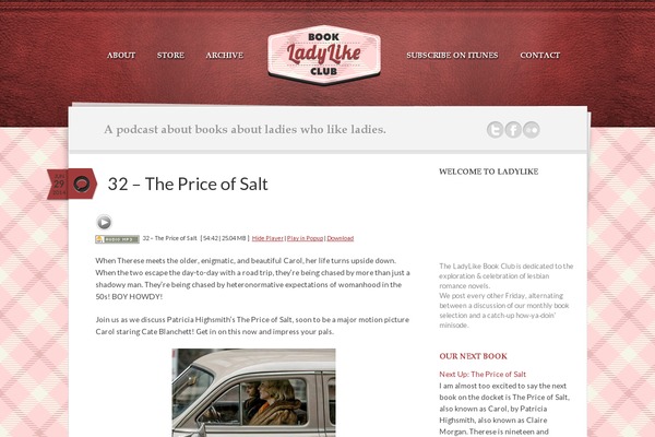 ladylikebookclub.com site used Writer Parent