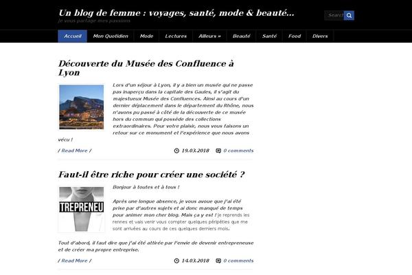 Hestiamag theme site design template sample