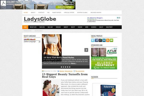 Newsright theme site design template sample