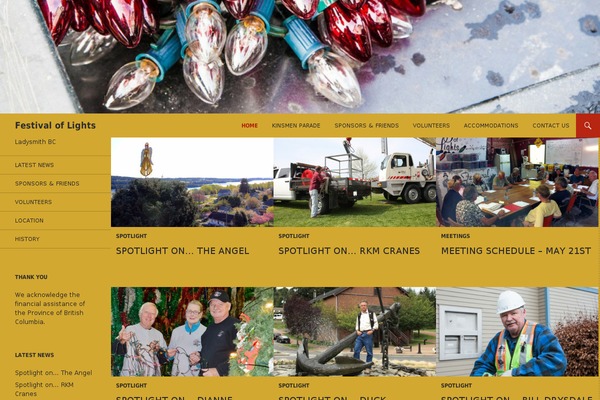 ladysmithfol.com site used Festival-lights