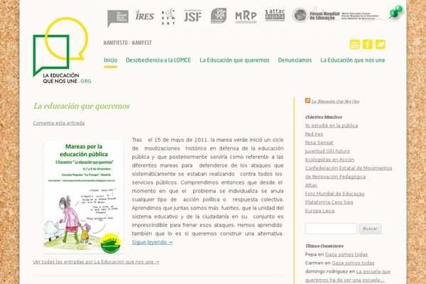 Site using Event Geek plugin