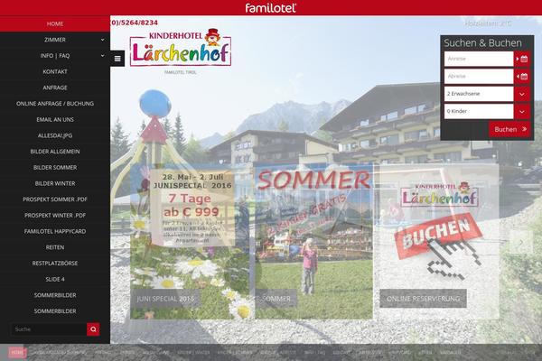 Milano theme site design template sample