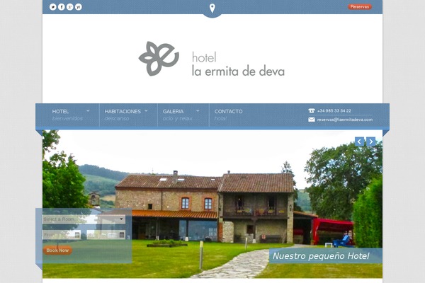 Nice Hotel theme site design template sample