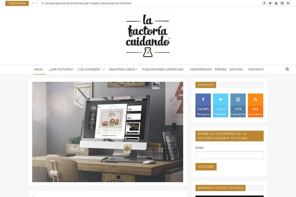 Official theme site design template sample