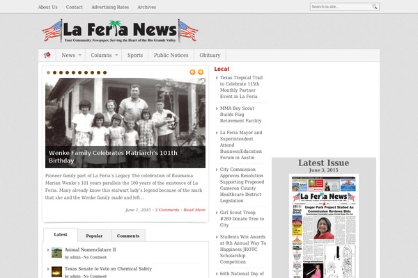 BlogNews theme site design template sample