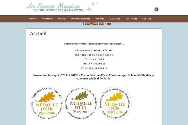 Restaurateur theme site design template sample