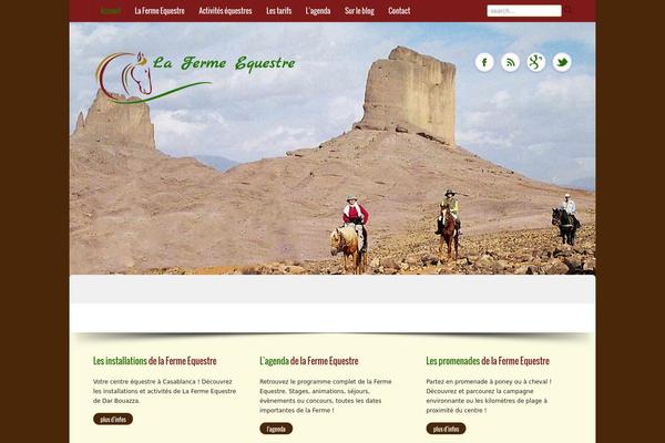 Fairytale theme site design template sample