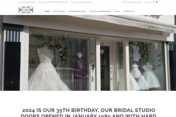 Fleur theme site design template sample
