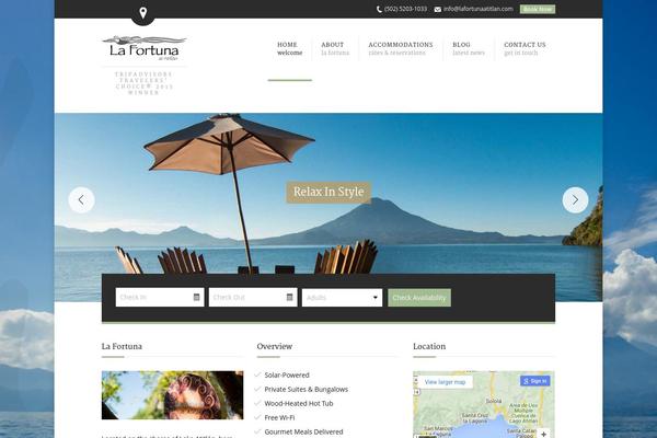 Soho Hotel theme site design template sample