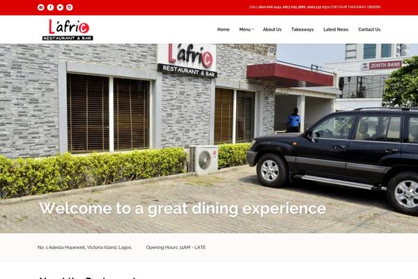 Triven theme site design template sample
