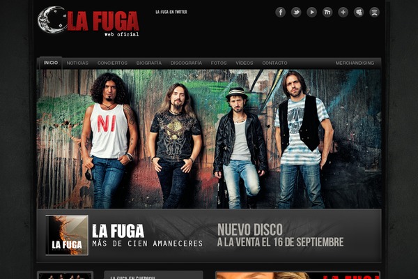 Rock Star theme site design template sample