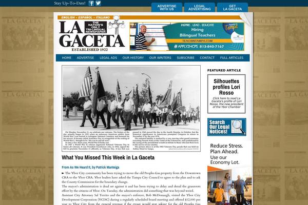 Site using Easing Slider plugin