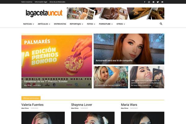 Newspaper theme site design template sample