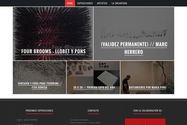 Valenti theme site design template sample