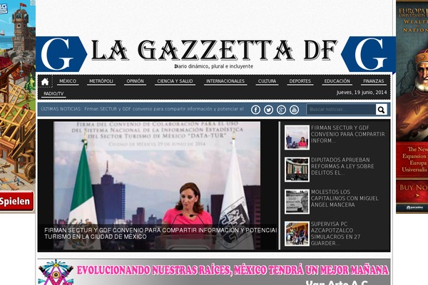 SuperMag theme site design template sample