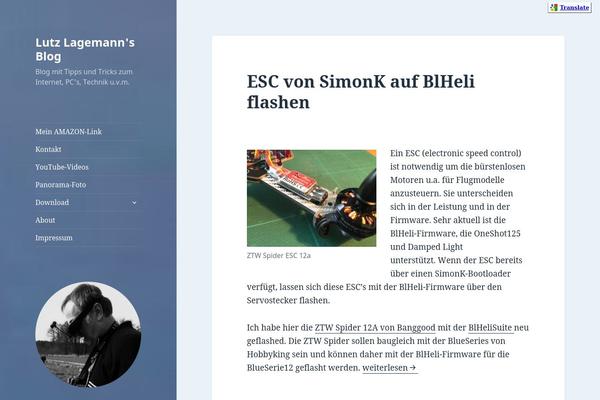 Site using WP Lightbox 2 plugin