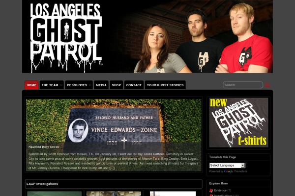 Site using CafePress Widget plugin