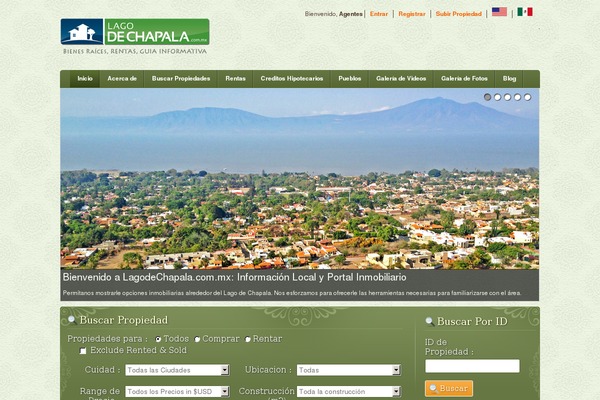 RealEstate theme site design template sample