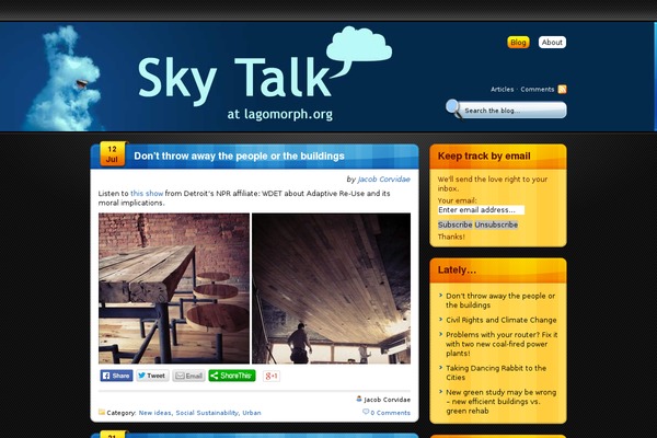 Bloxy Two theme site design template sample