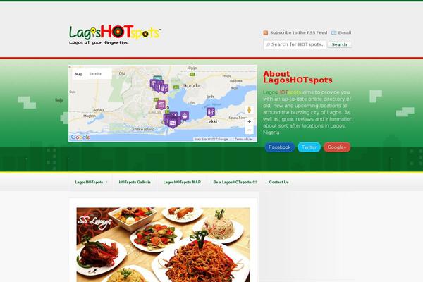 City Guide theme site design template sample